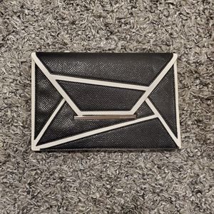 BCBG MaxAzria Faux Snakeskin Clutch